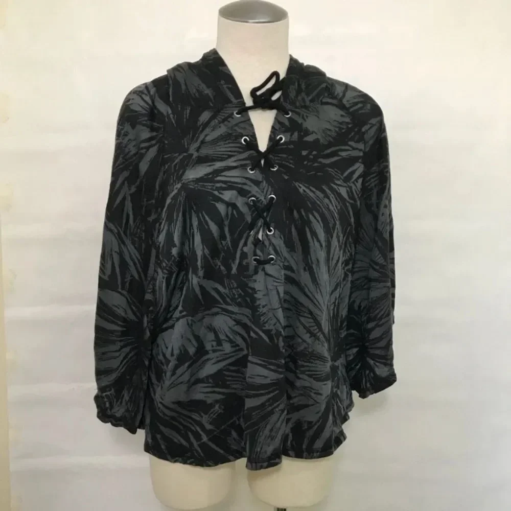 Victoria’s Secret palm tree poncho